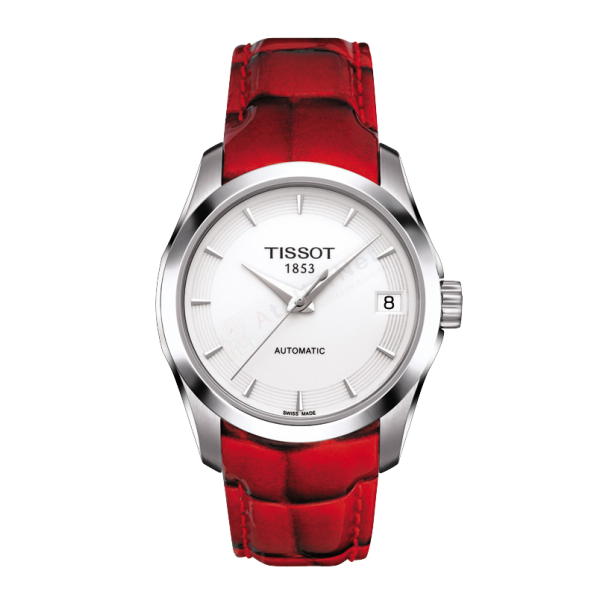 Bracelet leather red Tissot - COURTURIER AUTO / T610032638-Bracelets de montres-AtelierNet