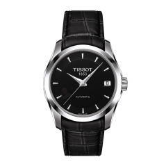 Bracelet cuir noir Tissot - COURTURIER AUTO / T600032633