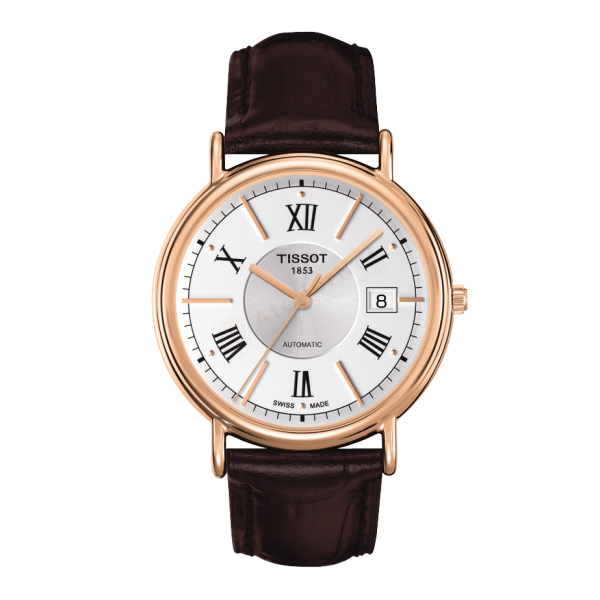 Bracelet cuir brun Tissot - CARSON / T600033176-Bracelet de montre-AtelierNet
