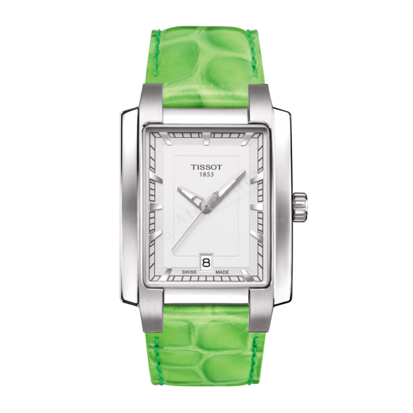 Bracelet leather green Tissot - TXL, TXS / T600031369-Bracelets de montres-AtelierNet