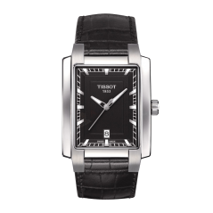 Bracelet cuir noir Tissot - TXL, TXS / T600031318