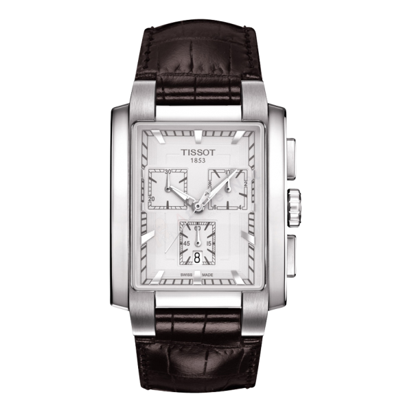 Bracelet cuir brun Tissot - TXL, TXS / T600030948-Bracelet de montre-AtelierNet