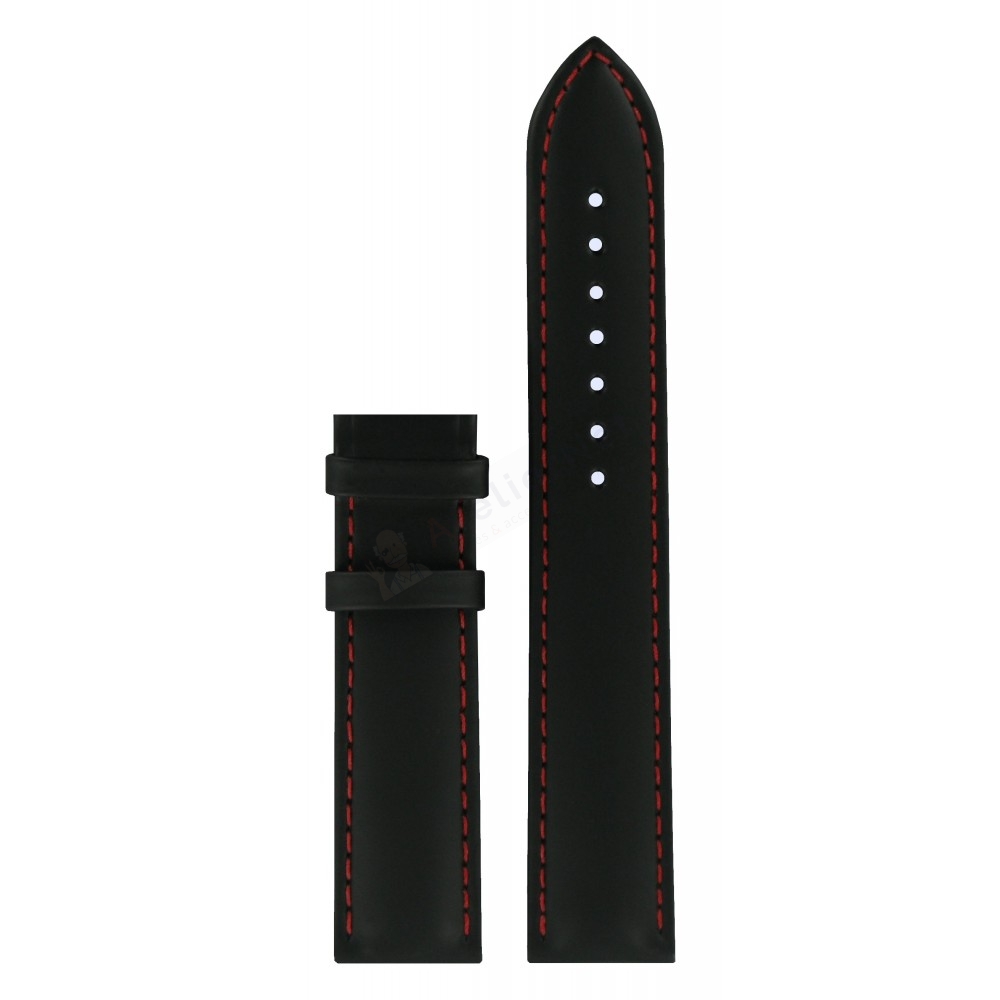 Bracelet cuir noir Tissot - PRS 200 XL / T610031782-Bracelet de montre-AtelierNet