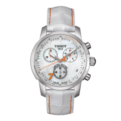 Bracelet cuir blanc Tissot - PRC 200 GENT CHR QUA / T600031659