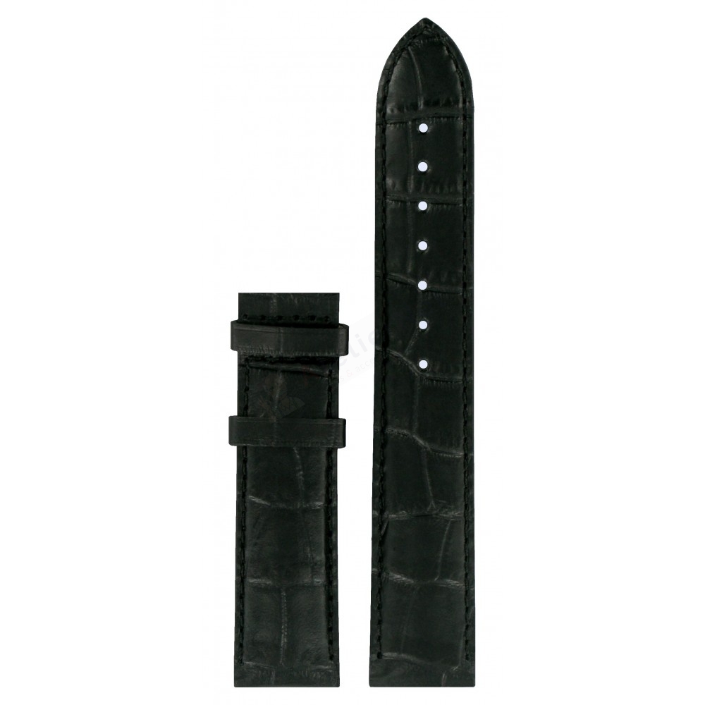 Bracelet leather black Tissot - PR 100 AUTO CLASSIC / T610029098-Bracelets de montres-AtelierNet