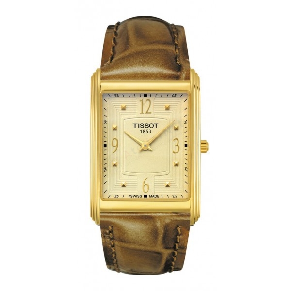 Bracelet leather brown Tissot - NEW HELVETIA / T600032063-Bracelets de montres-AtelierNet