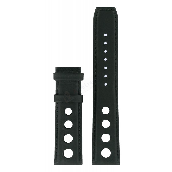 Bracelet cuir noir Tissot - PR 516 XL / T610032039-Bracelet de montre-AtelierNet