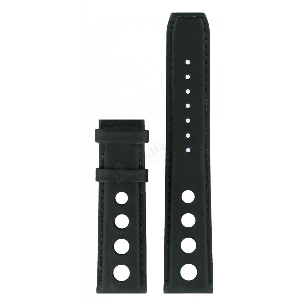 Bracelet cuir noir Tissot - PR 516 XL / T610032039-Bracelet de montre-AtelierNet