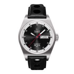 Bracelet cuir noir Tissot - PR 516 / T600032016