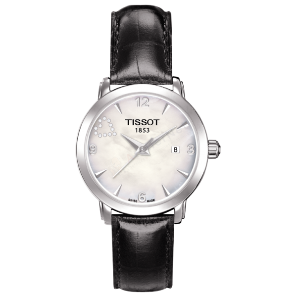 Bracelet leather black Tissot - EVERYTIME / T610030311-Bracelets de montres-AtelierNet