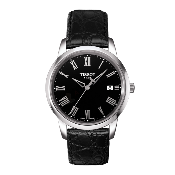 Bracelet cuir noir Tissot - CLASSIC DREAM / T600027535-Bracelet de montre-AtelierNet