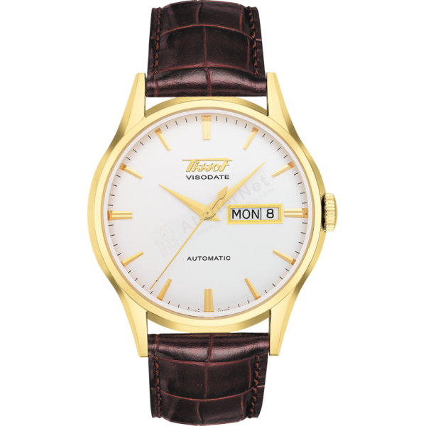 Bracelet cuir brun Tissot - VISO DATE / T600029772-Bracelet de montre-AtelierNet