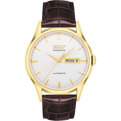 Bracelet cuir brun Tissot - VISO DATE / T600029772
