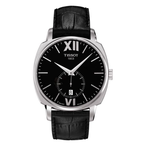 Bracelet leather black Tissot - T-LORD / T600030350-Bracelets de montres-AtelierNet