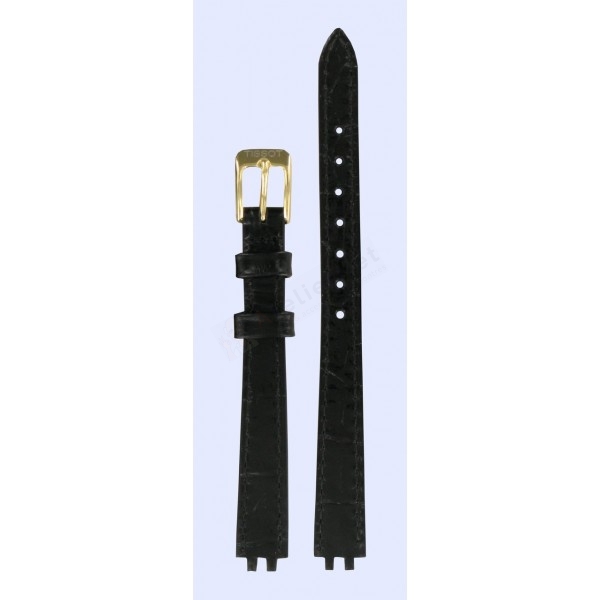 Bracelet cuir noir Tissot - LOVELY / T600030317-Bracelet de montre-AtelierNet
