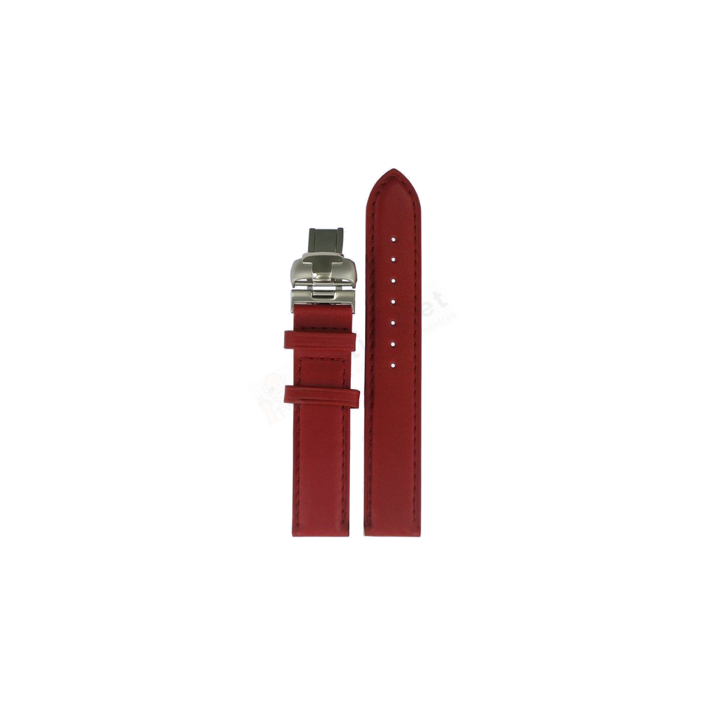 Bracelet leather red Tissot - DRESS SPORT / T600029943-Bracelets de montres-AtelierNet