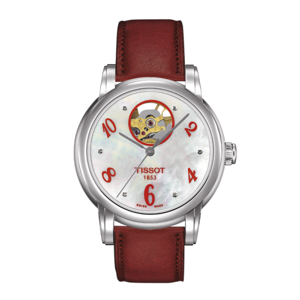 Bracelet leather red Tissot - DRESS SPORT / T610029944-Bracelets de montres-AtelierNet