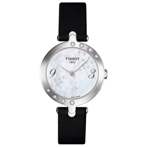 Bracelet tissu noir Tissot - FLAMINGO / T604030479-Bracelet de montre-AtelierNet
