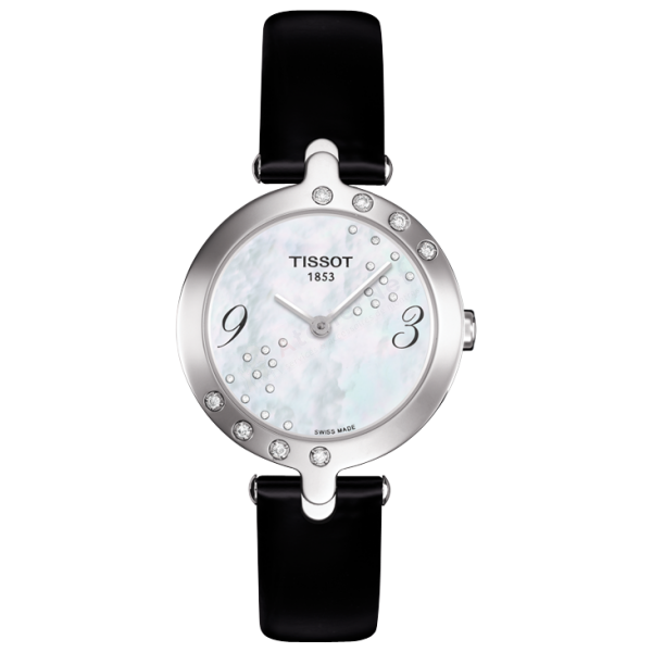 Bracelet leather black Tissot - FLAMINGO / T600030711-Bracelets de montres-AtelierNet
