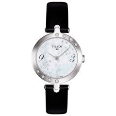 Bracelet cuir noir Tissot - FLAMINGO / T600030711