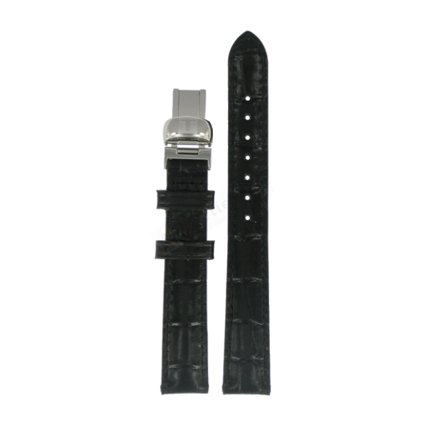 Bracelet cuir noir Tissot - EVERYTIME / T600030264-Bracelet de montre-AtelierNet