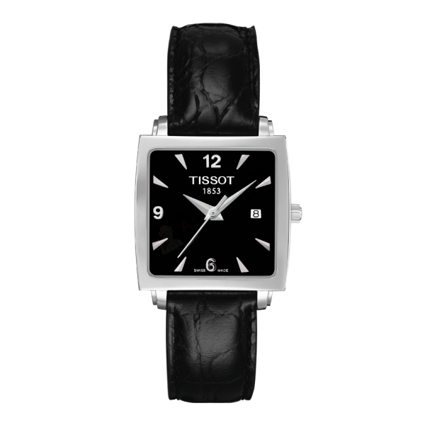 Bracelet leather black Tissot - EVERYTIME / T610030310-Bracelets de montres-AtelierNet