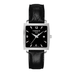 Bracelet cuir noir Tissot - EVERYTIME / T610030310