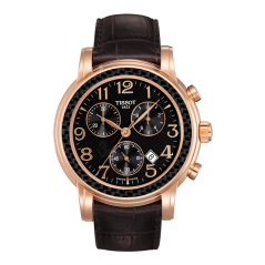 Bracelet cuir brun Tissot - CHRONO LADY OR XL / T610029177