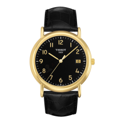 Bracelet cuir noir Tissot - CARSON / T600013485