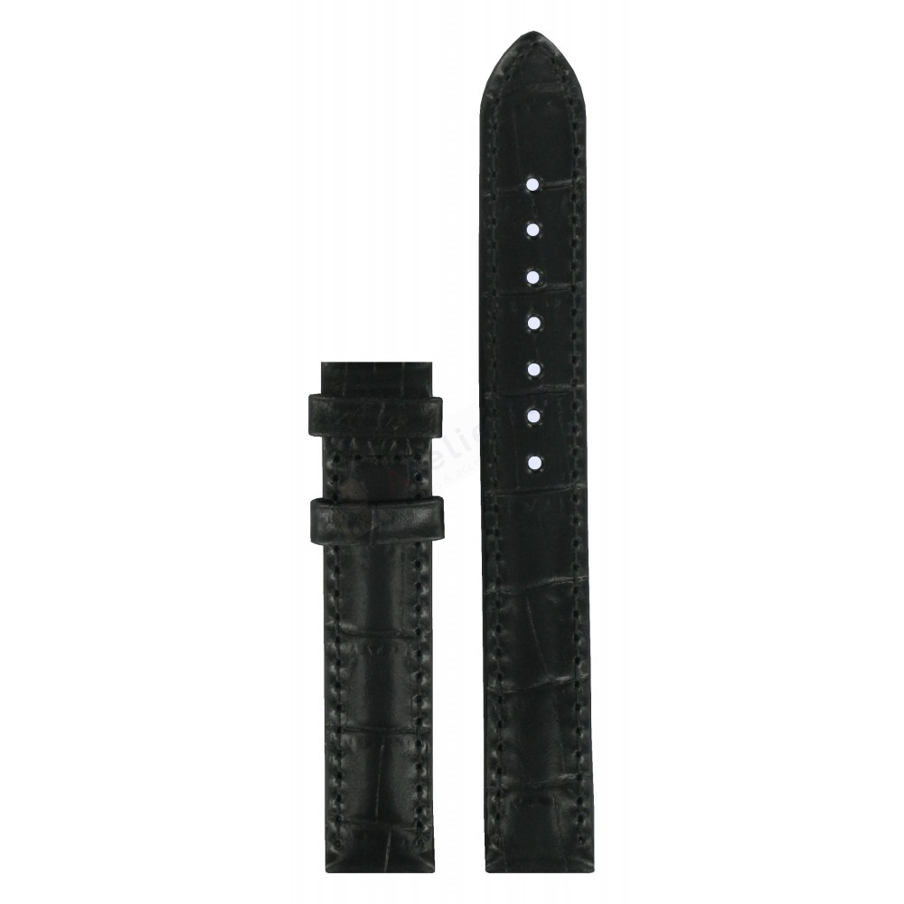 Bracelet cuir noir Tissot - BRIDGEPORT AUTOMATIC / T610020011-Bracelet de montre-AtelierNet