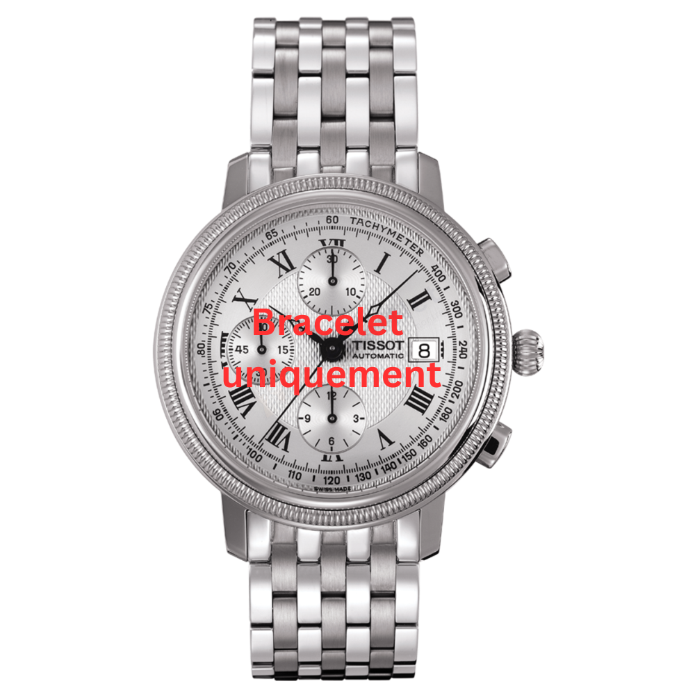 Bracelet acier argent Tissot - BRIDGEPORT AUTOMATIC / T605030117-Bracelet Montre Acier-AtelierNet