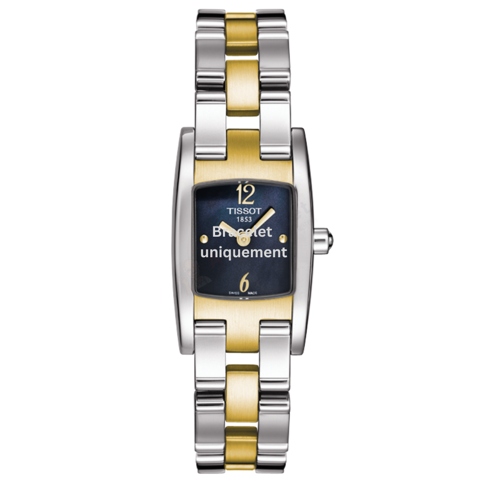 Bracelet acier bicolor Tissot - T03 / T605028757-Bracelets Métal-AtelierNet
