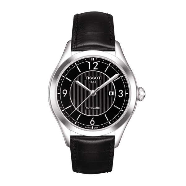 Bracelet leather black Tissot - T-ONE / T600029141-Bracelets de montres-AtelierNet