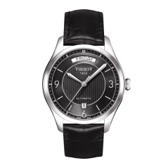 Bracelet cuir noir Tissot - T-ONE / T600029095