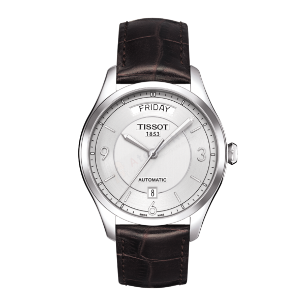 Bracelet cuir brun Tissot - T-ONE XL / T600029102-Bracelet de montre-AtelierNet