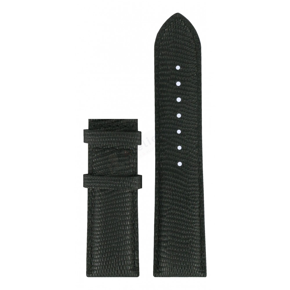 Bracelet leather black Tissot - PRC 200 CHRONOGRAPHE AUTOMATIQUE / T610028546-Bracelets de montres-AtelierNet