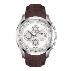 Bracelet cuir brun Tissot - COUTURIER CHRONO AUTO / T600028610