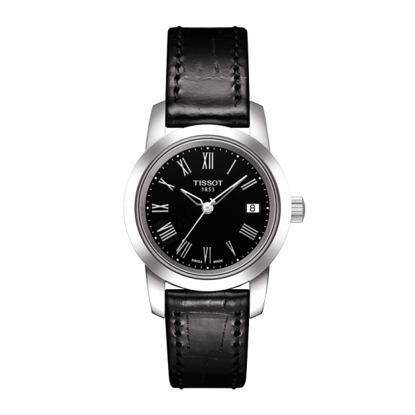 Bracelet leather black Tissot - CLASSIC DREAM / T600027941-Bracelets de montres-AtelierNet