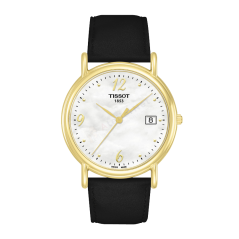 Bracelet cuir noir Tissot - CARSON / T600029091