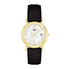 Bracelet cuir noir Tissot - CARSON / T600029087