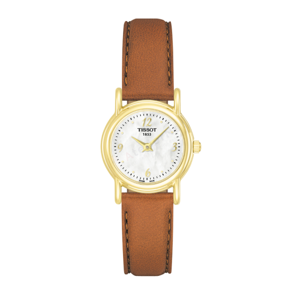 Bracelet leather honey Tissot - CARSON / T600028989-Bracelets de montres-AtelierNet