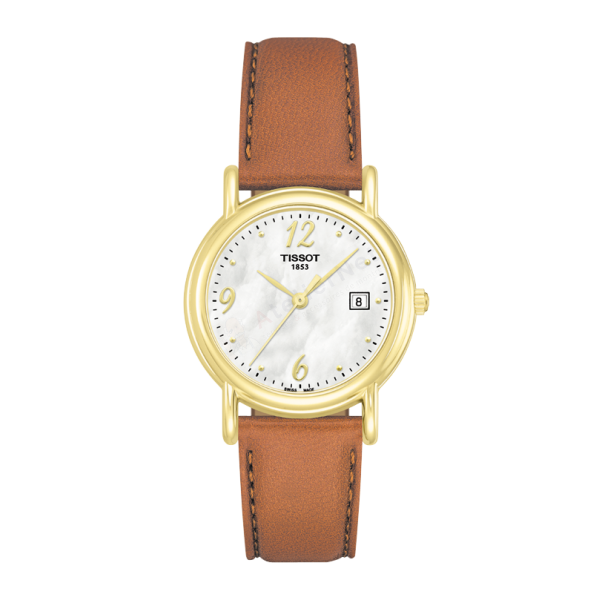 Bracelet leather honey Tissot - CARSON / T600028988-Bracelets de montres-AtelierNet