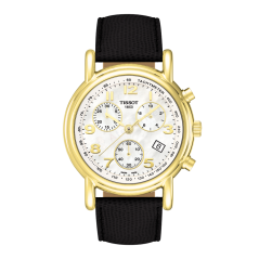 Bracelet cuir noir Tissot - CARSON / T600029089