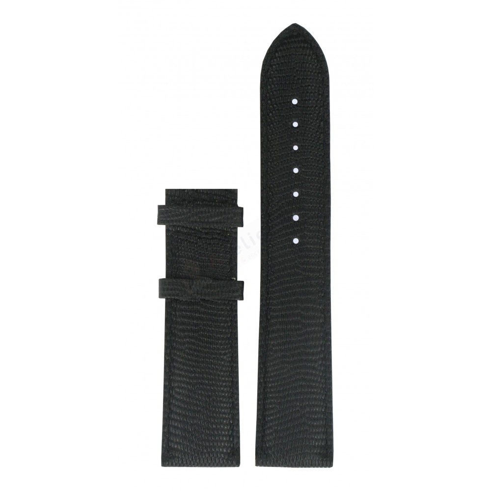 Bracelet cuir noir Tissot - CARSON / T610029090-Bracelet de montre-AtelierNet