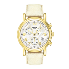 Bracelet cuir blanc Tissot - CARSON / T610028985