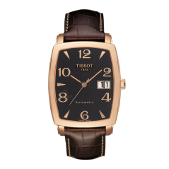 Bracelet cuir brun Tissot - SCULPTUR LINE / T600026979