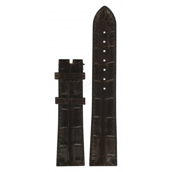 Bracelet leather brown Tissot - SCULPTUR LINE / T610030632-Bracelets de montres-AtelierNet