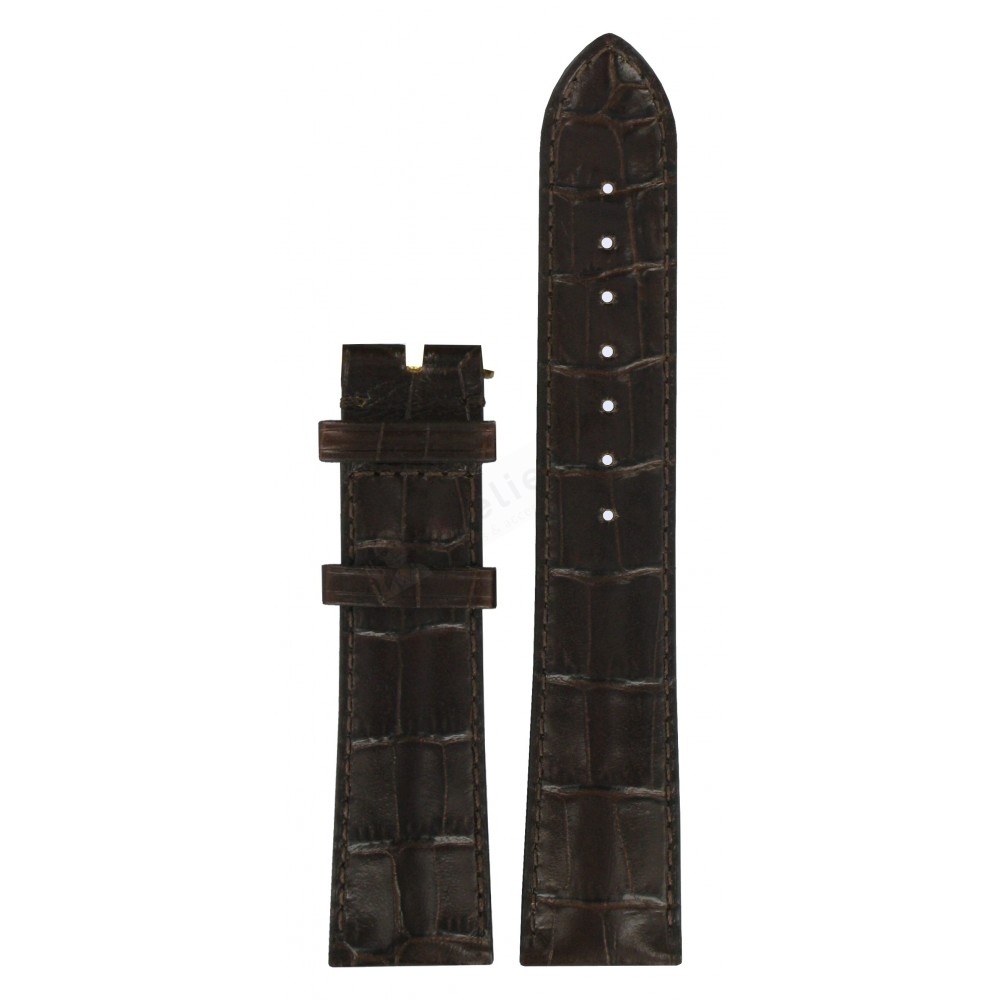 Bracelet leather brown Tissot - SCULPTUR LINE / T610030632-Bracelets de montres-AtelierNet