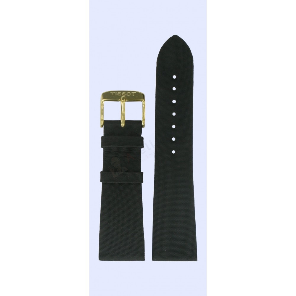Bracelet tissu noir Tissot - ROSEVILLE / T604027558-Bracelet de montre-AtelierNet