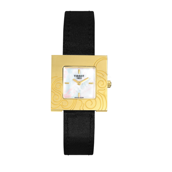 Bracelet tissu noir Tissot - ROSEVILLE / T600019689-Bracelet de montre-AtelierNet